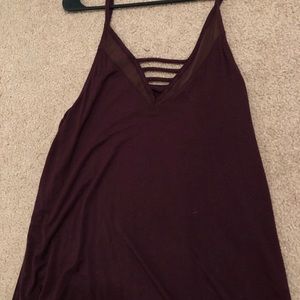 Maroon tank